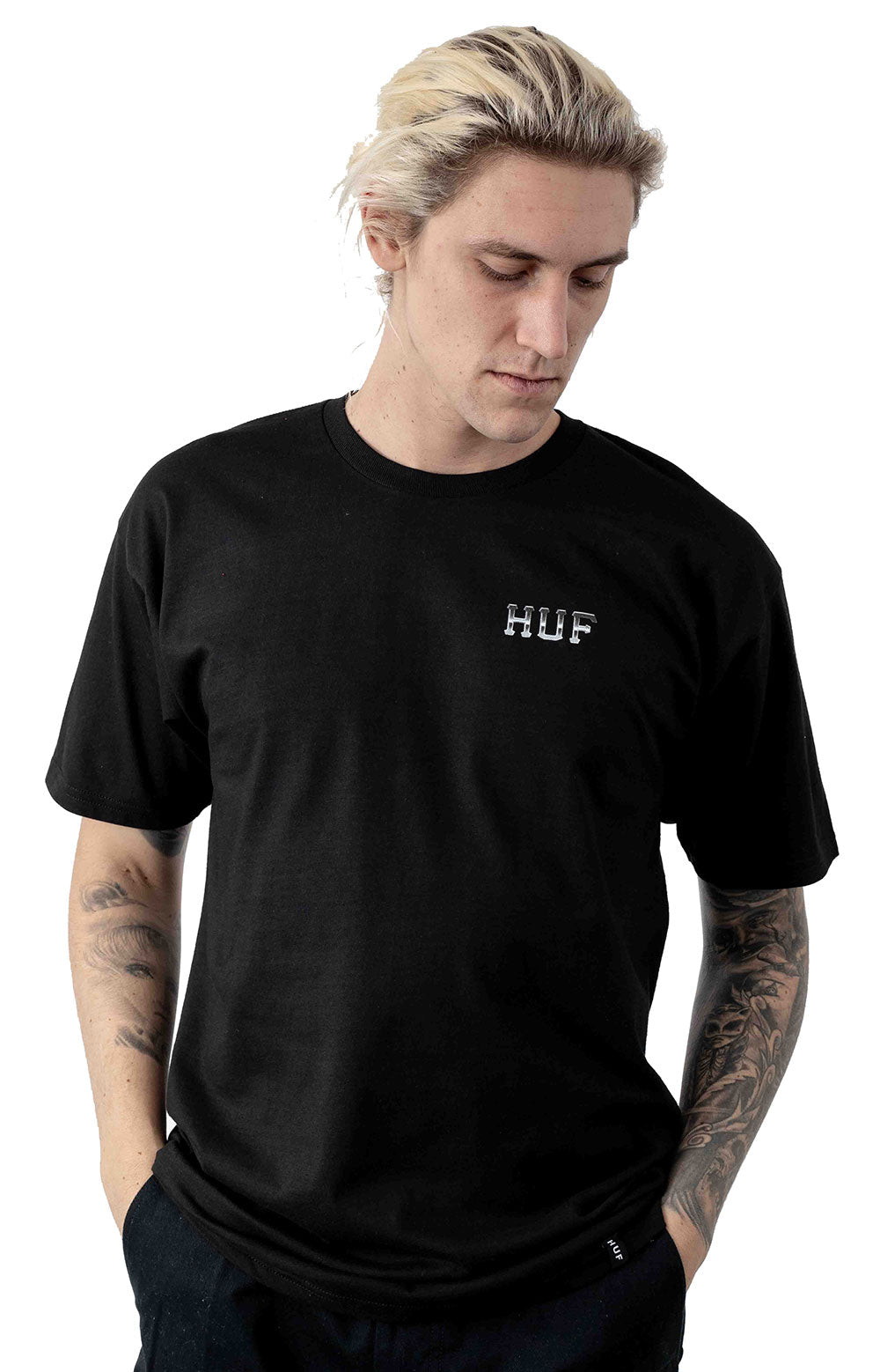 Huf Ember Rose Graphic Tee - Jet Black